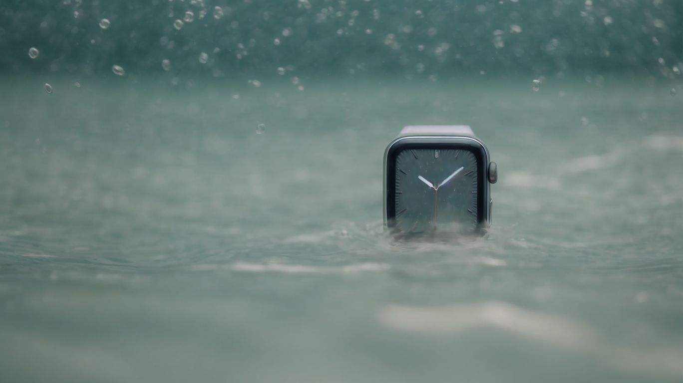 Are Apple Watch Se Water Resistant