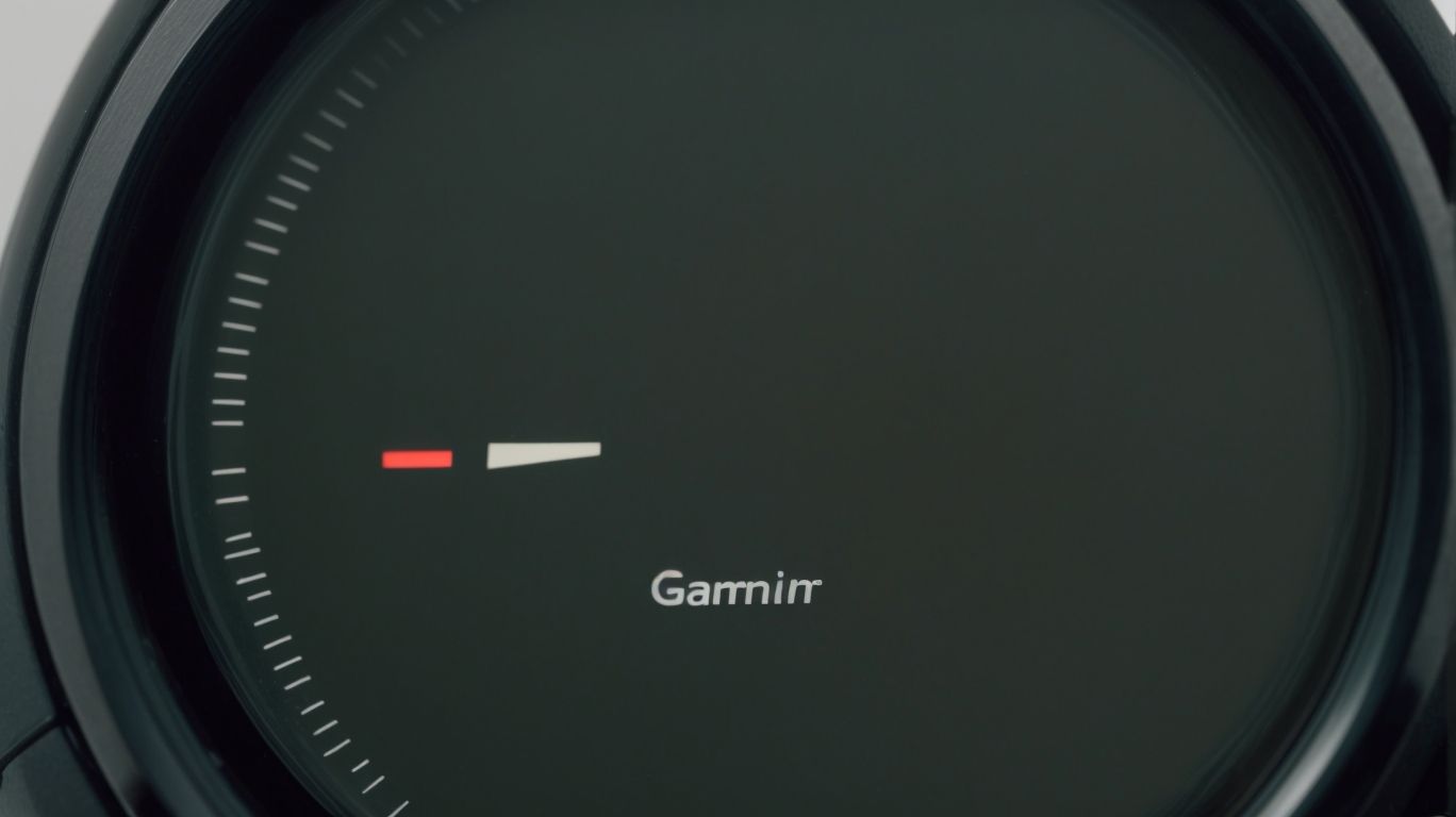 What Does the Red Line on My Garmin Watch Mean